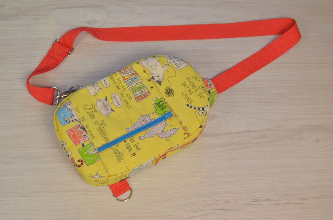 un sac banane jaune